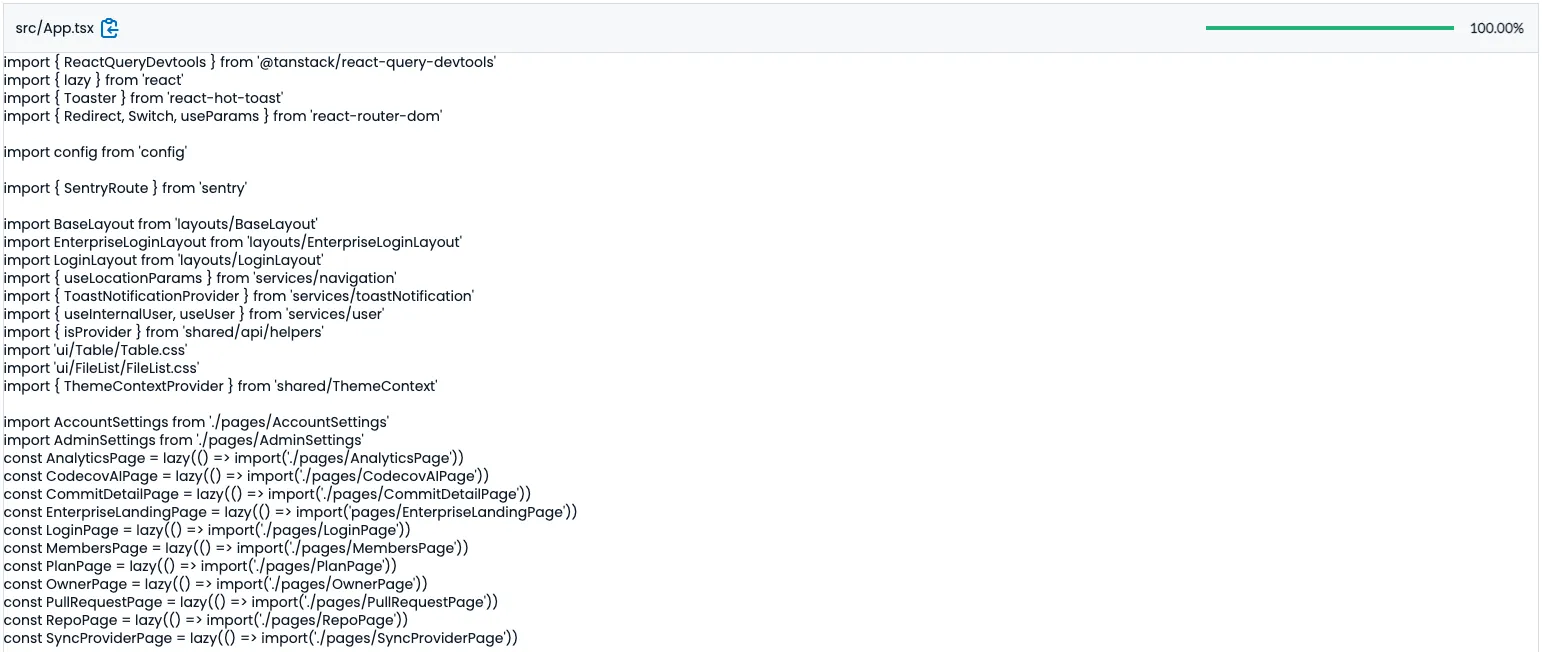 Unstyled code renderer utilizing virtualization